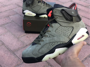 Jordan 6 Travis Scott - Army Green