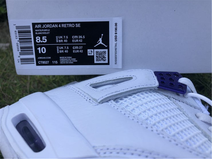 Jordan 4 - Pure Money Purple