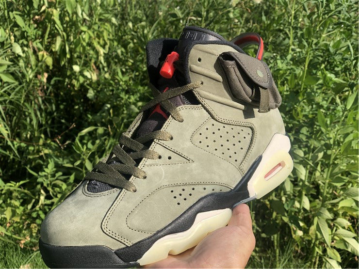 Jordan 6 Travis Scott - Army Green