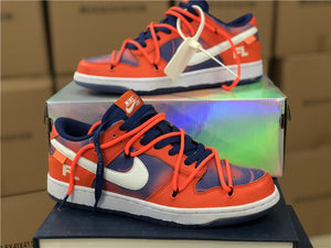 Nike Off White Dunk Low - Futura Electric Orange