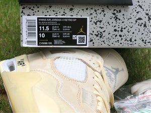 Jordan 4 Off White - Sail