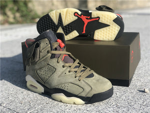 Jordan 6 Travis Scott - Army Green