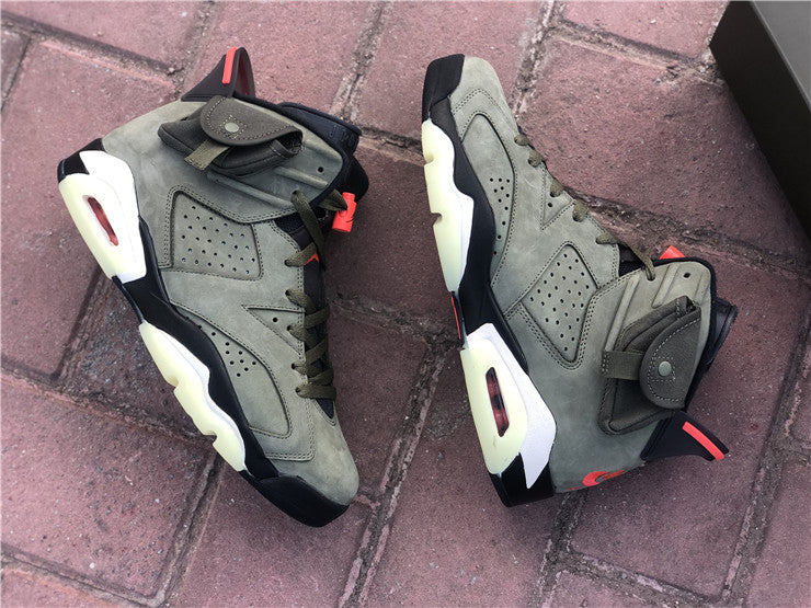 Jordan 6 Travis Scott - Army Green