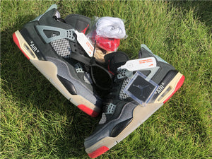 Jordan 4 Off White - Breds