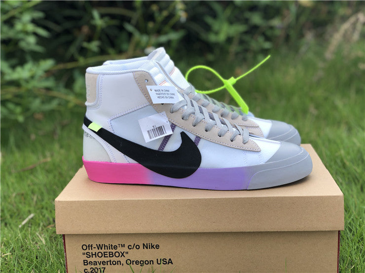 Blazers Off White Mid - Wolf Grey