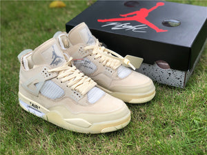 Jordan 4 Off White - Sail
