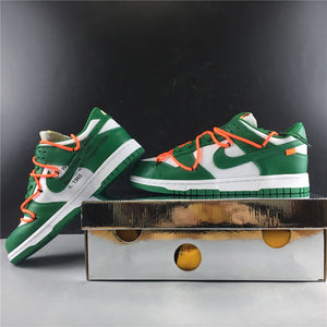 Nike Off White Dunk Low - Pine Green