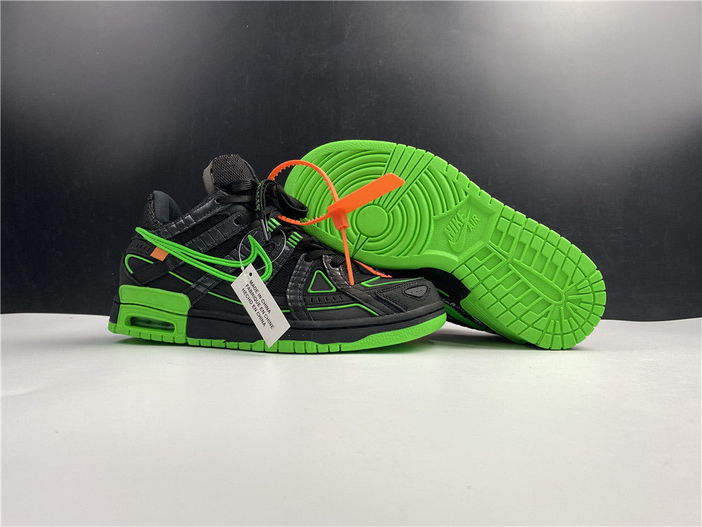 Nike Off White Rubber Dunk - Electric Green