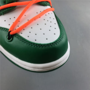 Nike Off White Dunk Low - Pine Green