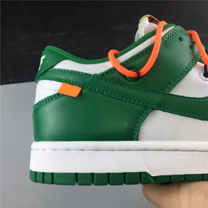 Nike Off White Dunk Low - Pine Green