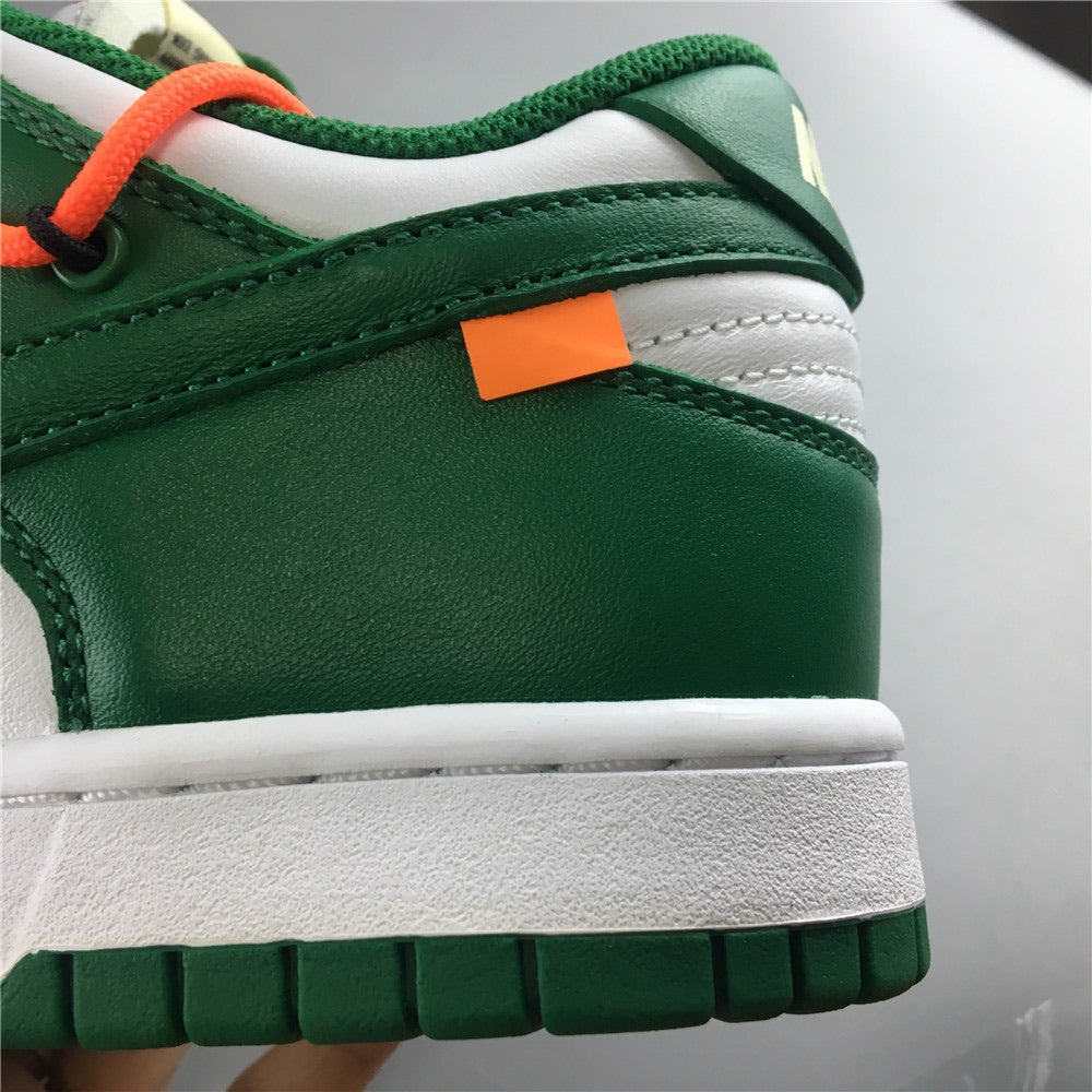 Nike Off White Dunk Low - Pine Green