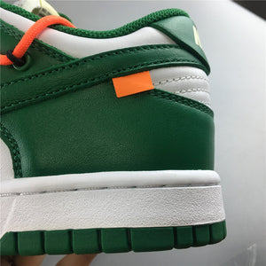 Nike Off White Dunk Low - Pine Green