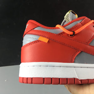 Nike Off White Dunk Low - University Red