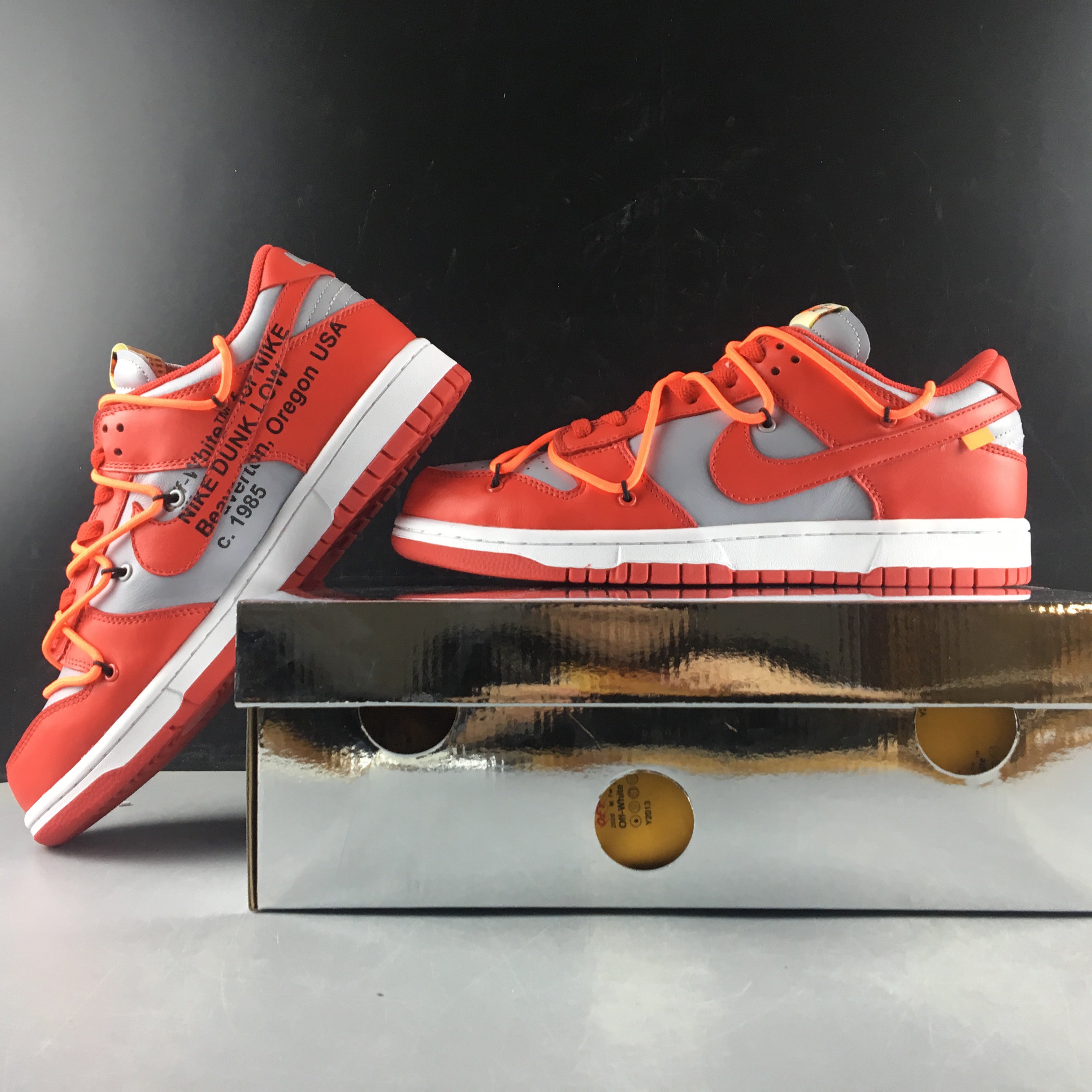 Nike Off White Dunk Low - University Red