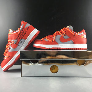 Nike Off White Dunk Low - University Red