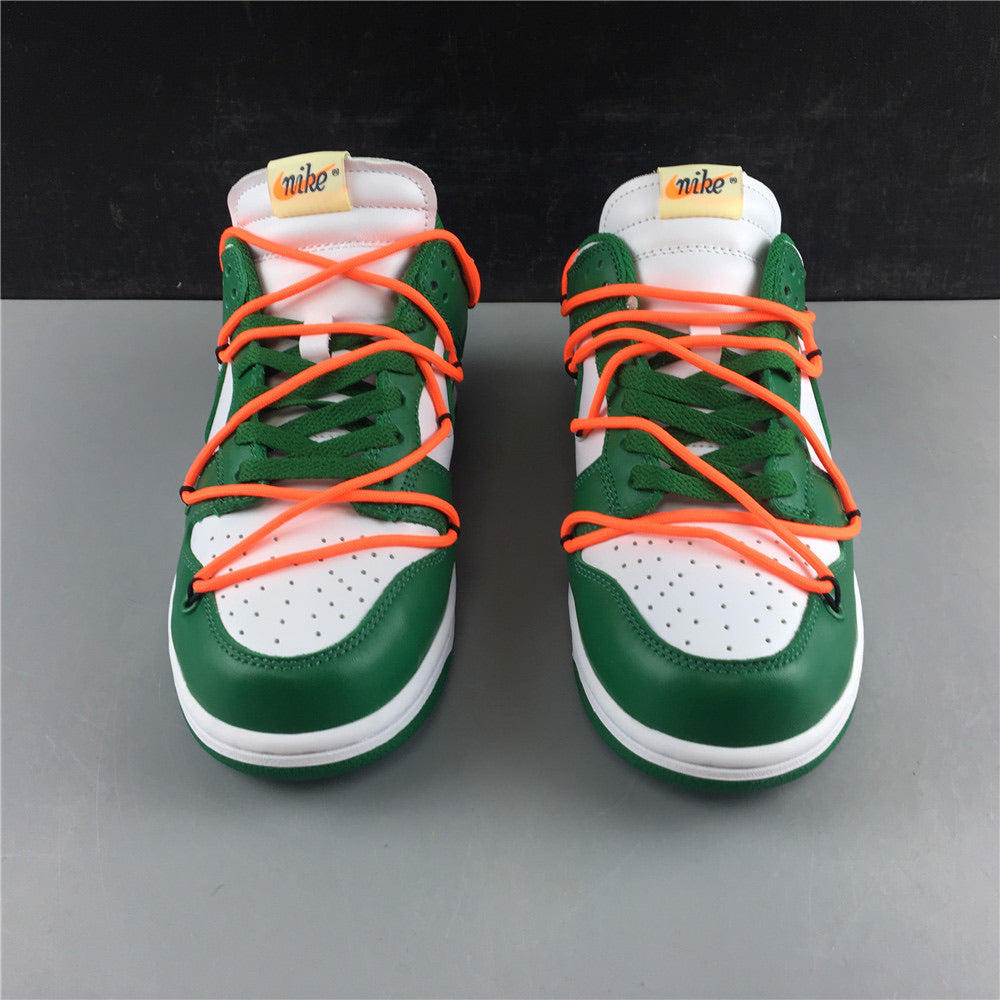 Nike Off White Dunk Low - Pine Green