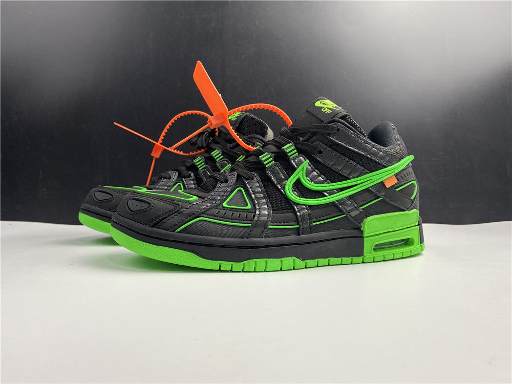 Nike Off White Rubber Dunk - Electric Green